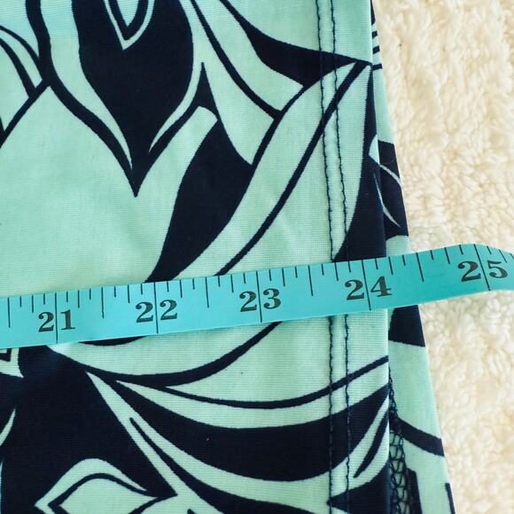 Lapis Women’s PL 3/4 Length Fluff Sleeve Green/Blue Blouse Dainty Colorful - Picture 9 of 9